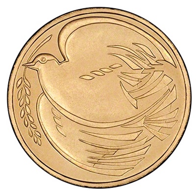 1995 £2 Coin - End of Second World War - Dove of Peace